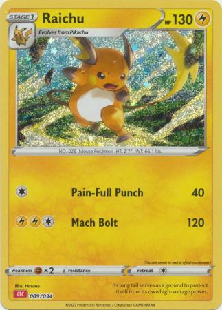 Raichu - 009/034 - CLC