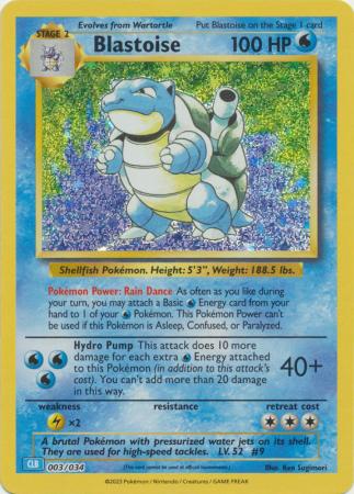 Blastoise - 003/034 - CLB