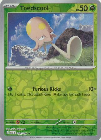 Toedscool - 004/091 - Common Reverse Holo