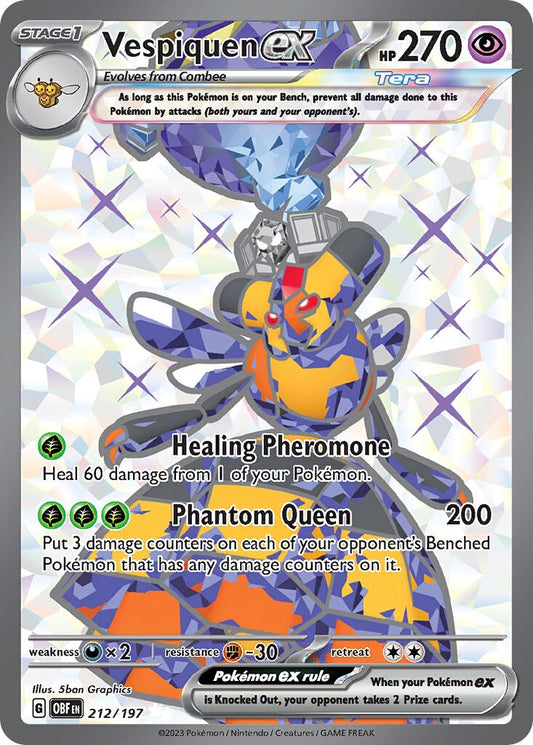 Vespiquen ex - 212/197 - Ultra Rare