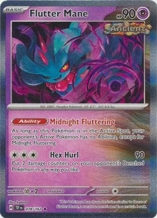 Flutter Mane - 078/162 - Holo Rare (Español)