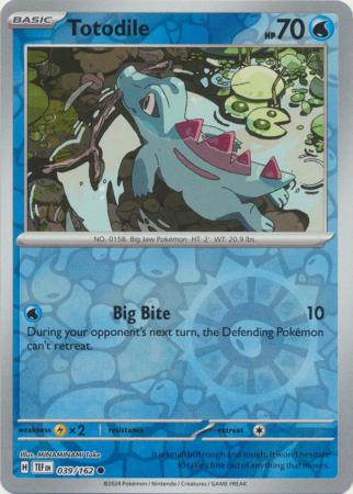 Totodile - 039/162 - Common Reverse Holo (Español)