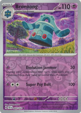 Bronzong - 069/162 - Uncommon Reverse Holo (Español)
