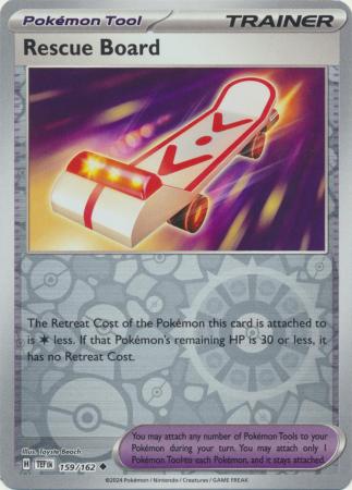 Rescue Board - 159/162 - Uncommon Reverse Holo
