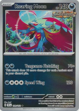 Roaring Moon - 109/162 - Holo Rare Reverse Holo (Español)