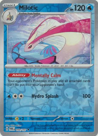 Milotic - 050/167 - Uncommon Reverse Holo (Español)