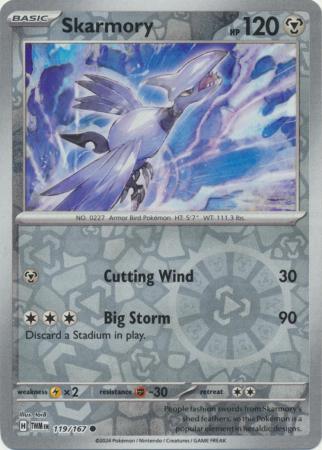 Skarmory - 119/167 - Common Reverse Holo