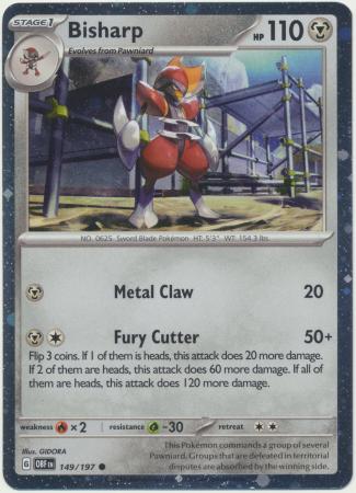Bisharp - 149/197 - Cosmos Holo Promo