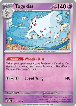 Togekiss - 072/191 - Holo Rare (Portugués)