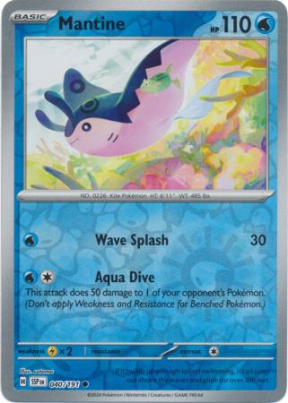 Mantine - 040/191 - Common Reverse Holo