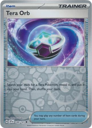 Tera Orb - 189/191 - Uncommon Reverse Holo