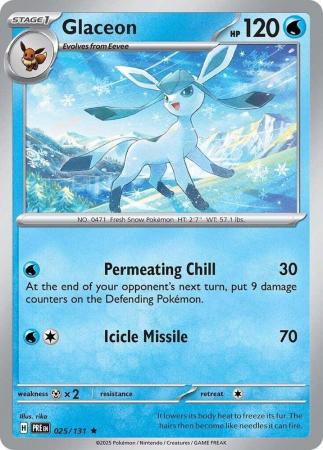 Glaceon - 025/131 - Holo Rare (Español)