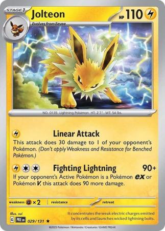 Jolteon - 029/131 - Holo Rare (Español)