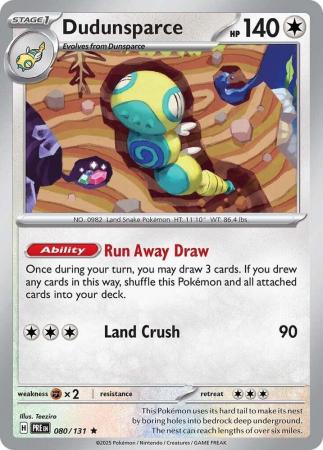 Dudunsparce - 080/131 - Holo Rare