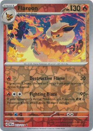 Flareon - 013/131 - Reverse Holo Rare