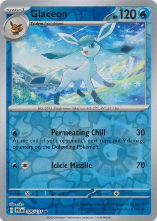 Glaceon - 025/131 - Reverse Holo Rare