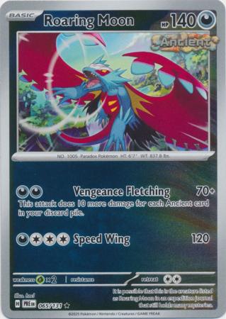 Roaring Moon - 065/131 - Reverse Holo Rare (Español)
