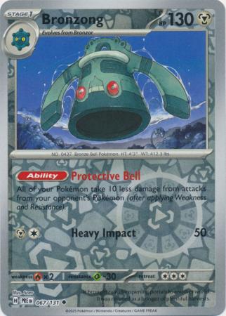 Bronzong - 067/131 - Uncommon Reverse Holo