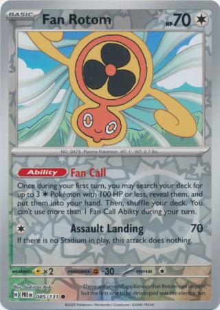 Fan Rotom - 085/131 - Common Reverse Holo