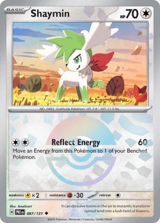 Shaymin - 087/131 - Uncommon Pokeball Reverse Holo