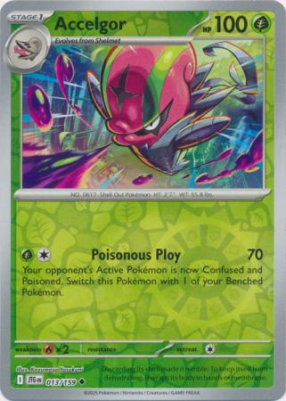 Accelgor - 013/159 - Uncommon Reverse Holo (Español LA)