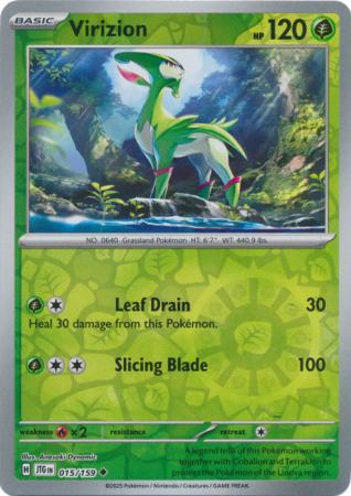 Virizion - 015/159 - Uncommon Reverse Holo