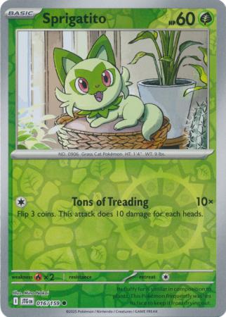 Sprigatito - 016/159 - Common Reverse Holo