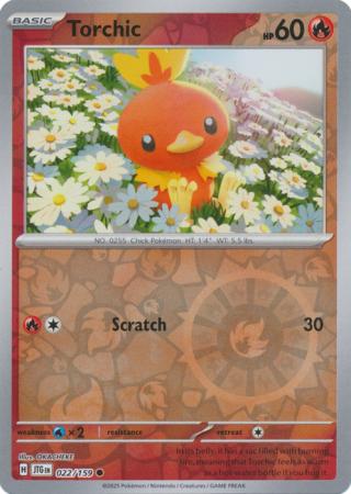Torchic - 022/159 - Common Reverse Holo