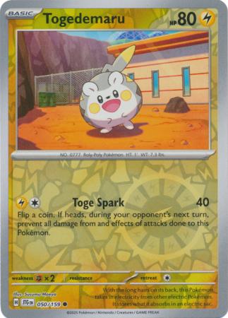 Togedemaru - 050/159 - Common Reverse Holo (Español LA)