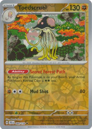 Toedscruel - 089/159 - Uncommon Reverse Holo