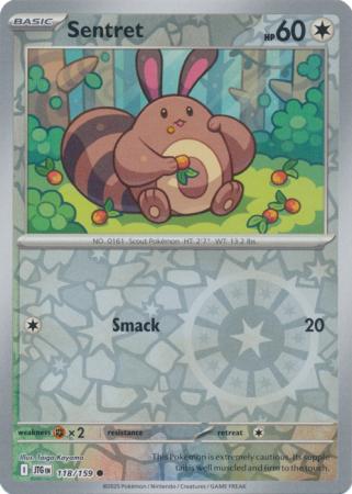 Sentret - 118/159 - Common Reverse Holo