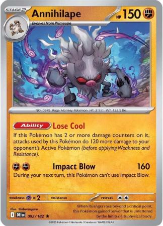 Annihilape - 092/182 - Holo Rare (Español LA)
