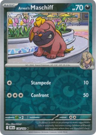 Arven's Maschiff - 138/182 - Common Reverse Holo (Español LA)