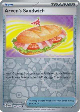 Arven's Sandwich - 161/182 - Uncommon Reverse Holo