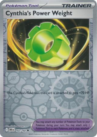 Cynthia's Power Weight - 162/182 - Uncommon Reverse Holo