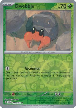 Dwebble - 011/182 - Common Reverse Holo (Español LA)