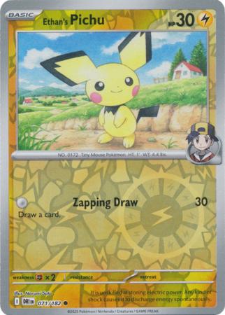 Ethan's Pichu - 071/182 - Common Reverse Holo