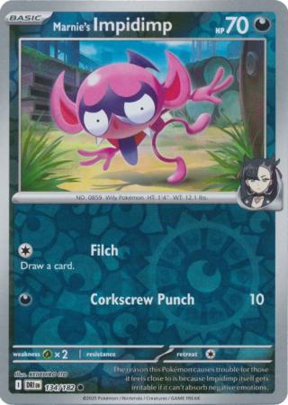 Marnie's Impidimp - 134/182 - Common Reverse Holo (Español LA)