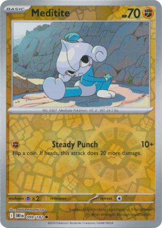 Meditite - 099/182 - Common Reverse Holo