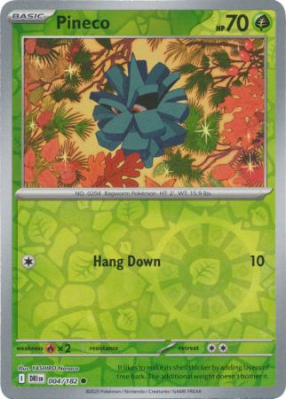 Pineco - 004/182 - Common Reverse Holo (Español LA)