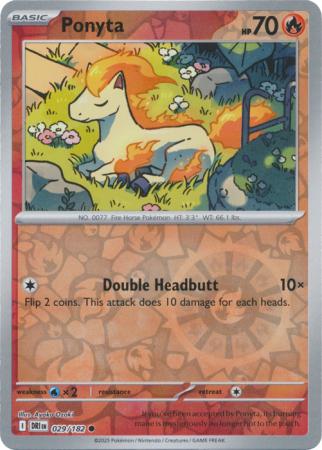 Ponyta - 029/182 - Common Reverse Holo