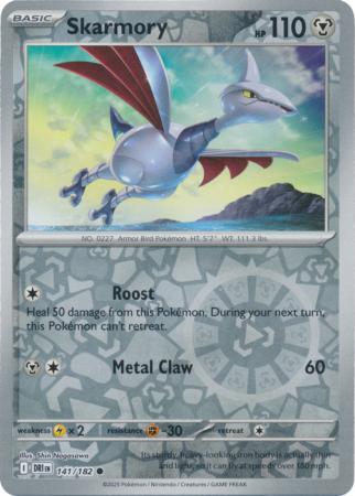 Skarmory - 141/182 - Common Reverse Holo