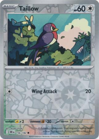 Taillow - 156/182 - Common Reverse Holo