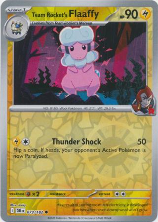 Team Rocket's Flaaffy - 073/182 - Common Reverse Holo (Español LA)
