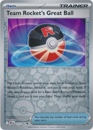 Team Rocket's Great Ball - 175/182 - Uncommon Reverse Holo (Español LA)