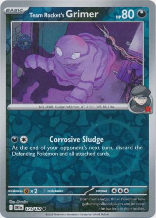 Team Rocket's Grimer - 123/182 - Common Reverse Holo (Español LA)