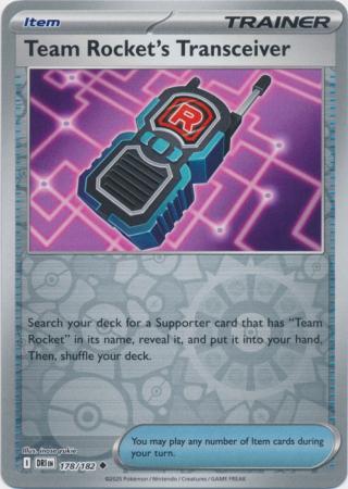 Team Rocket's Transceiver - 178/182 - Uncommon Reverse Holo