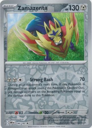 Zamazenta - 146/182 - Reverse Holo Rare (Español LA)