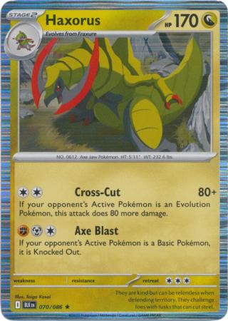Haxorus - 070/086 - Holo Rare