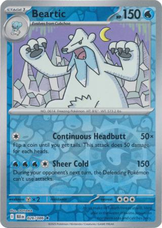 Beartic - 026/086 - Reverse Holo Rare (Español LA)